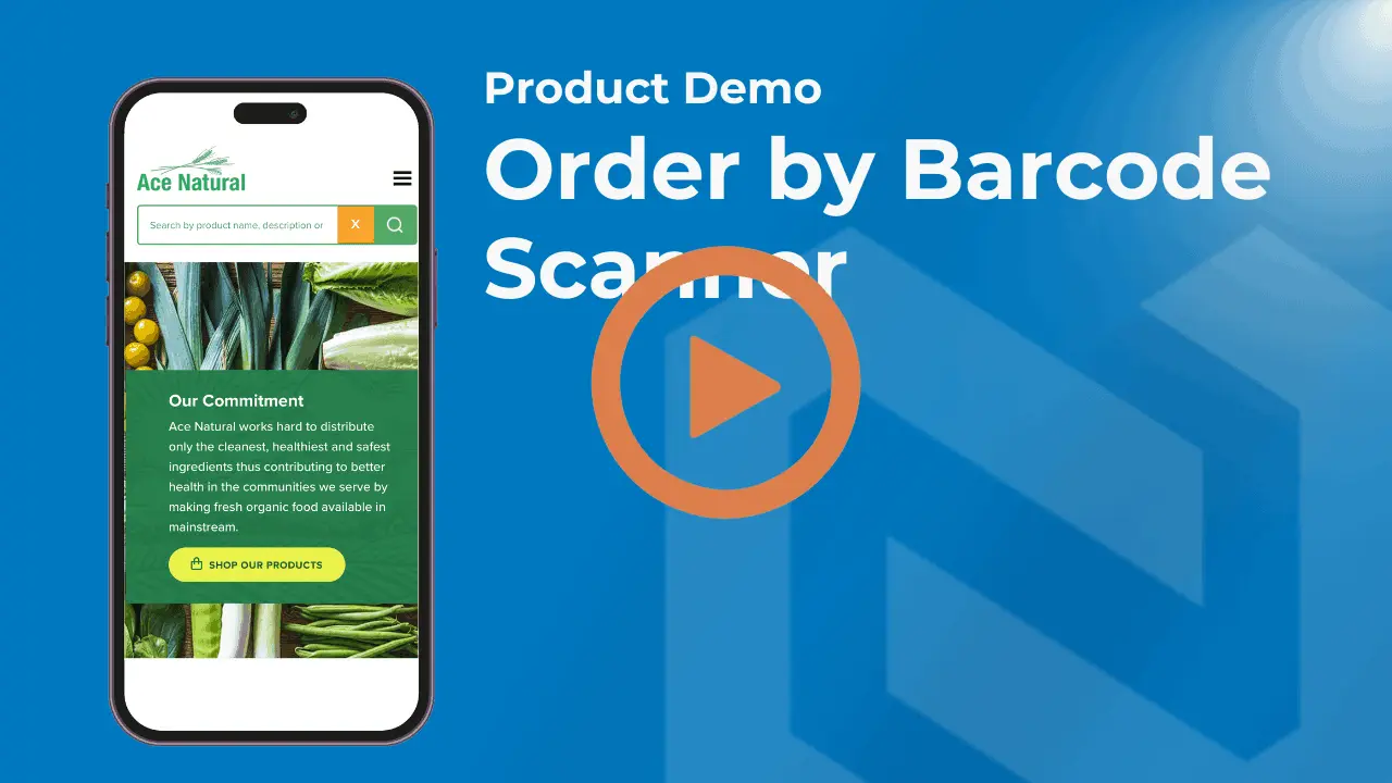 Barcode Scanner product demo screenshot